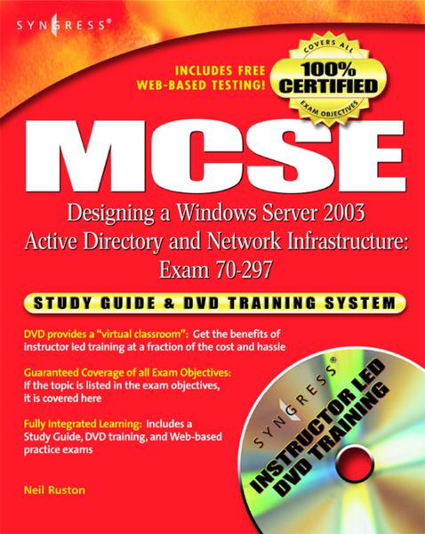 Produktbild: MCSE Designing a Windows Server 2003 Active Directory and Network Infrastructure(Exam 70-297)