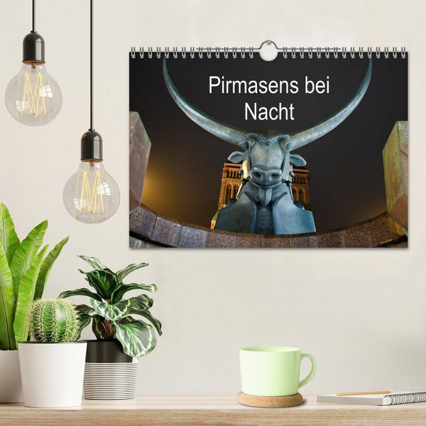 Produktbild: Pirmasens bei Nacht (Wandkalender 2026 DIN A4 quer), CALVENDO Monatskalender