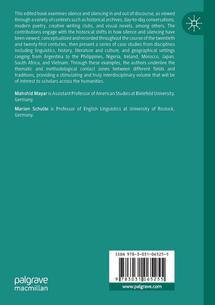 Produktbild: Silence and its Derivatives