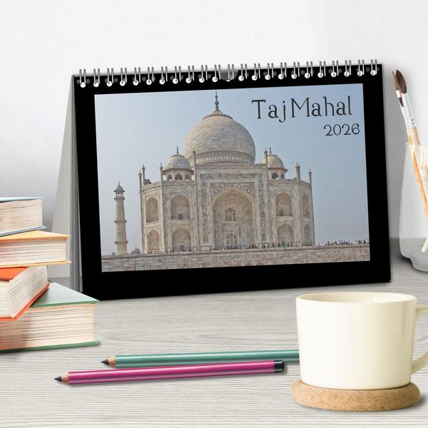 Produktbild: Taj Mahal (Tischkalender 2026 DIN A5 quer), CALVENDO Monatskalender