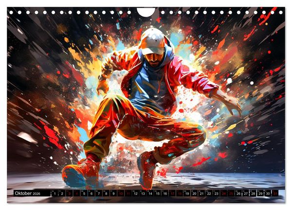 Produktbild: Color Dance Art (Wandkalender 2026 DIN A4 quer), CALVENDO Monatskalender
