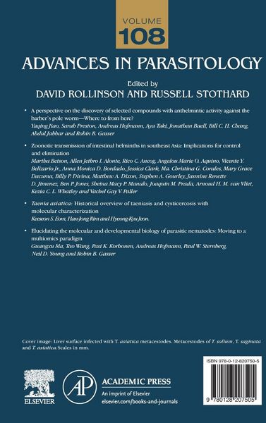 Produktbild: Advances in Parasitology