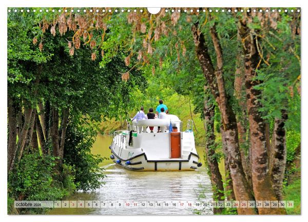 Produktbild: Occitanie fluviale (Calendrier mural 2026 DIN A3 vertical), CALVENDO calendrier mensuel