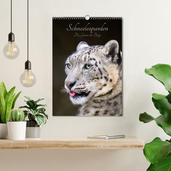 Produktbild: Schneeleoparden - Die Geister der Berge (Wandkalender 2026 DIN A3 hoch), CALVENDO Monatskalender