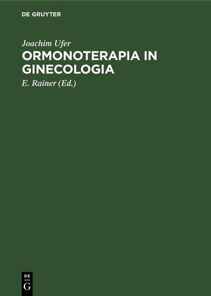 Produktbild: Ormonoterapia in ginecologia