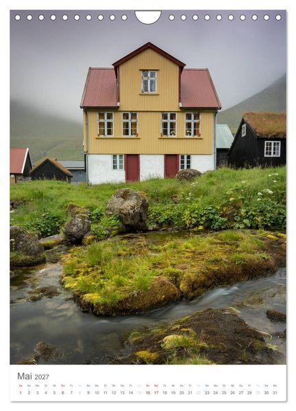 Produktbild: F&oslash;royar - Faroe Islands - F&auml;r&ouml;er Inseln (Wandkalender 2027 DIN A4 hoch), CALVENDO Monatskalender