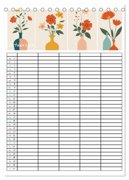 Produktbild: Home Planer (Desk Calendar 2026 DIN A5 portrait), CALVENDO 12 Month DeskCalendar