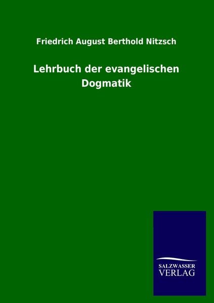 Produktbild: Lehrbuch der evangelischen Dogmatik