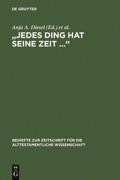 Produktbild: "Jedes Ding hat seine Zeit ..."