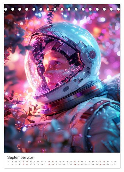 Produktbild: Explorer - Die Entdeckung des Alls (Tischkalender 2026 DIN A5 hoch), CALVENDO Monatskalender