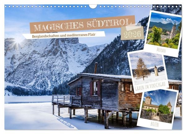 Produktbild: MAGISCHES S&Uuml;DTIROL (Wandkalender 2026 DIN A3 quer), CALVENDO Monatskalender