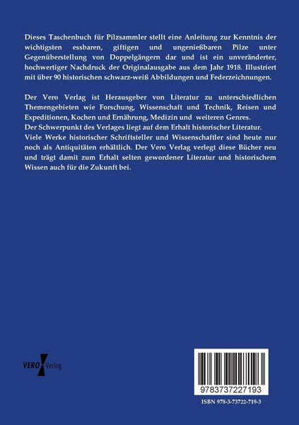 Produktbild: Taschenbuch f&uuml;r Pilzsammler