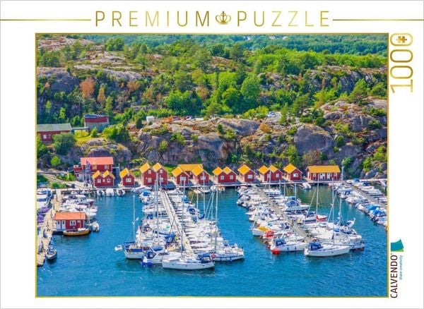CALVENDO Puzzle Schöner Hafen in Grebbestad | 1000 Teile Lege-Größe 64x48cm Foto-Puzzle für glückliche Stunden, Sonstige von , Calvendo Puzzle,