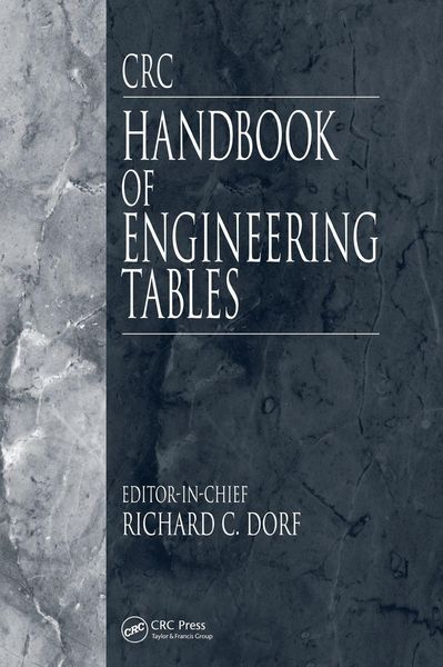Produktbild: CRC Handbook of Engineering Tables