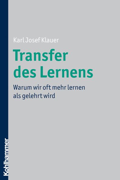 Produktbild: Transfer des Lernens