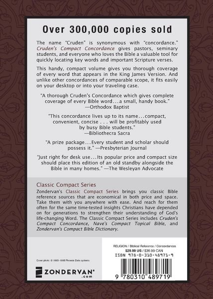 Produktbild: The Cruden's Compact Concordance (Supersaver)