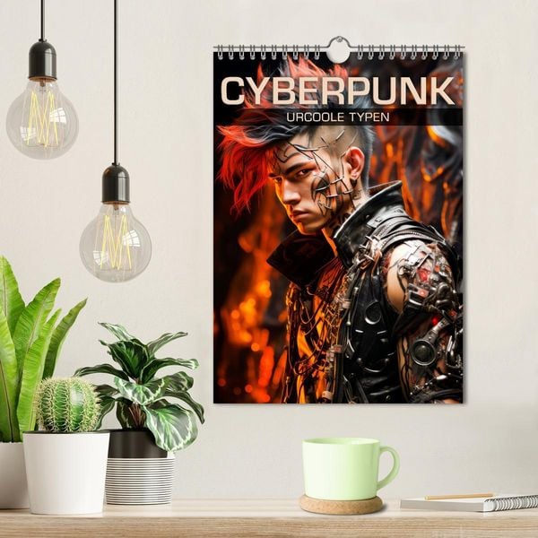 Produktbild: CYBERPUNK Urcoole Typen (Wandkalender 2026 DIN A4 hoch), CALVENDO Monatskalender