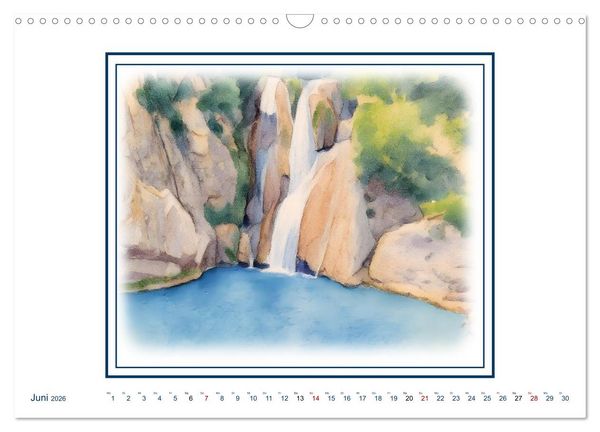 Produktbild: Urlaubsparadies Griechenland (Wandkalender 2026 DIN A3 quer), CALVENDO Monatskalender