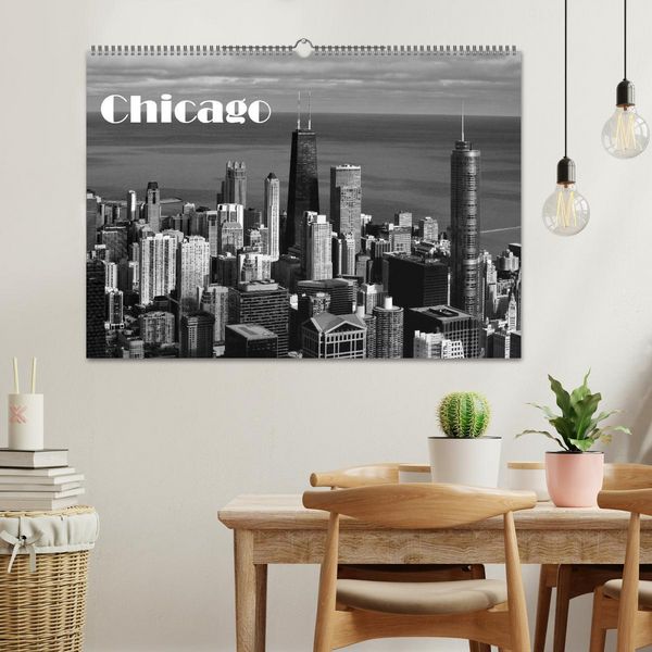 Produktbild: Chicago 2026 (Wandkalender 2026 DIN A2 quer), CALVENDO Monatskalender