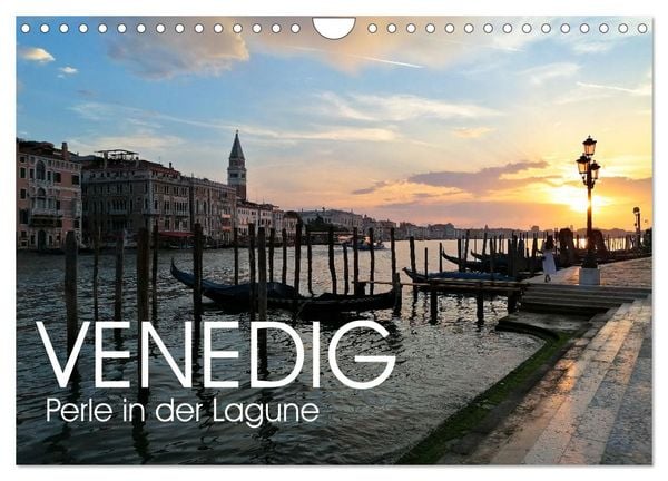 Venedig - Perle in der Lagune (Wandkalender 2026 DIN A4 quer), CALVENDO Monatskalender