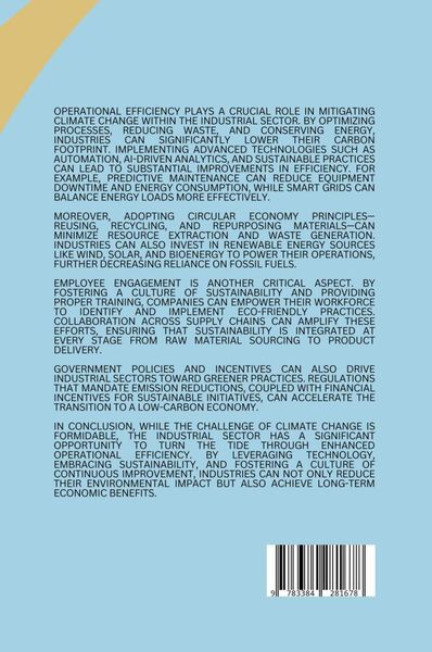 Produktbild: Turning the Tide: How Operational Efficiency Can Mitigate Climate Change in the Industrial Sector