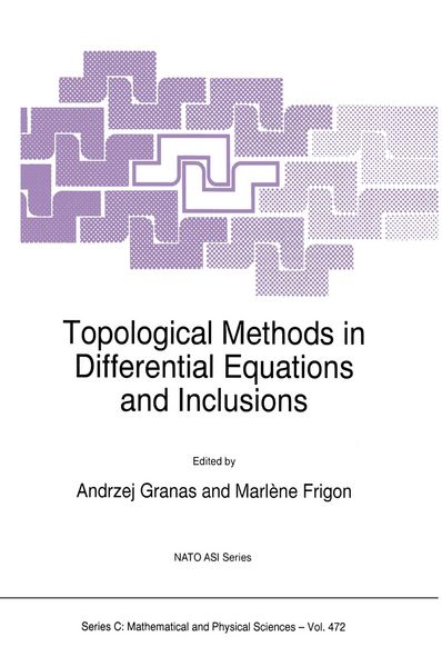 Produktbild: Topological Methods in Differential Equations and Inclusions