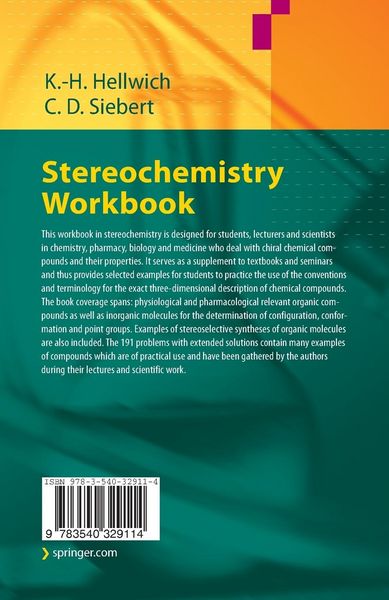 Produktbild: Stereochemistry - Workbook