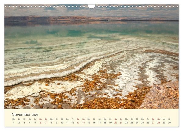 Produktbild: Jordanien Sand, Stein und Salz (Wandkalender 2027 DIN A3 quer), CALVENDO Monatskalender