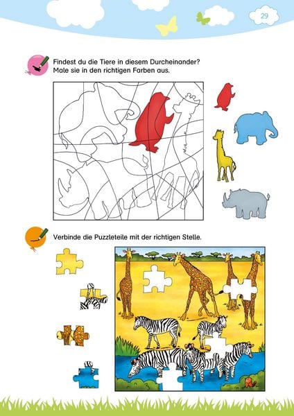 Produktbild: Klett Mein gro&szlig;es buntes Vorschul-Buch