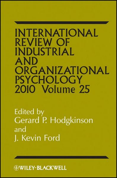 Produktbild: International Review of Industrial and Organizational Psychology 2010, Volume 25
