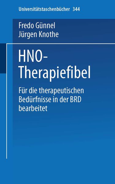Produktbild: HNO-Therapiefibel