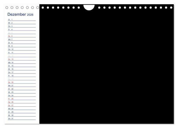 Produktbild: Farbiger Bastelkalender (Wandkalender 2026 DIN A4 quer), CALVENDO Monatskalender