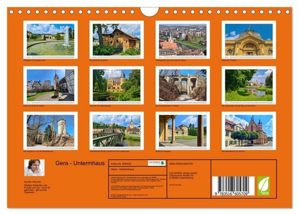 Produktbild: Gera - Untermhaus (Wandkalender 2026 DIN A4 quer), CALVENDO Monatskalender