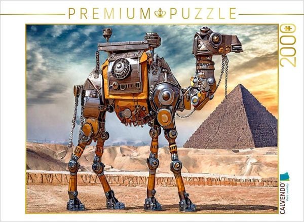 CALVENDO Puzzle Daniel, das Dromedar | 2000 Teile Lege-Größe 90x67cm Foto-Puzzle für glückliche Stunden