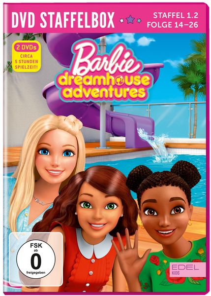 Barbie Dreamhouse Adventures - Staffel 1.2 - Folge 14-26 [2 DVDs], DVD