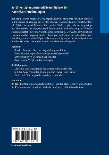 Produktbild: Sortimentsplanungsmodelle in filialisierten Handelsunternehmungen