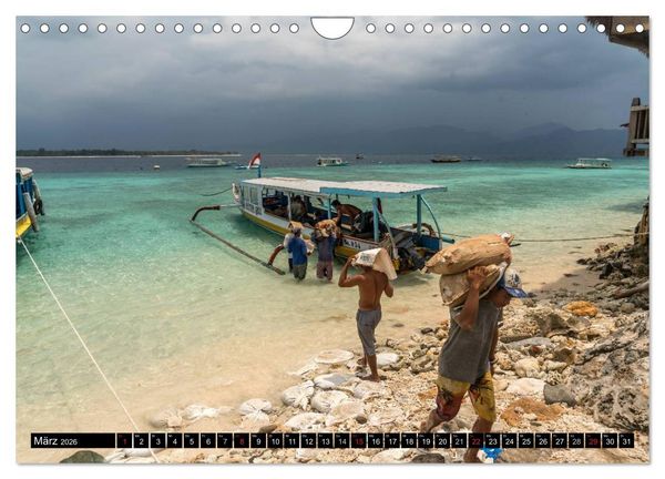 Produktbild: Indonesien: Gili Inseln (Wandkalender 2026 DIN A4 quer), CALVENDO Monatskalender