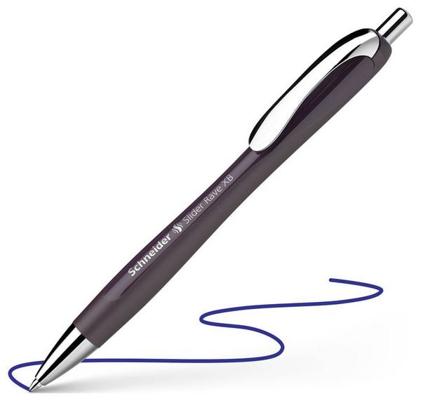 Produktbild: Schneider Kugelschreiber Slider Rave plum, Mine Slider 755 XB blau