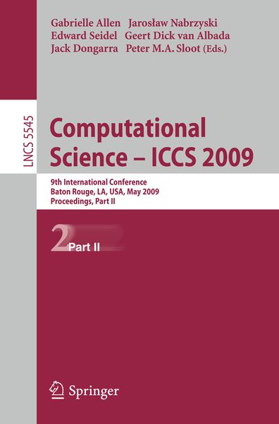 Produktbild: Computational Science &ndash; ICCS 2009