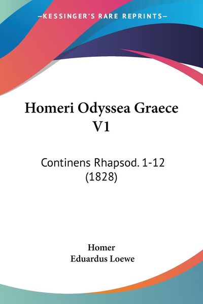 Produktbild: Homeri Odyssea Graece V1