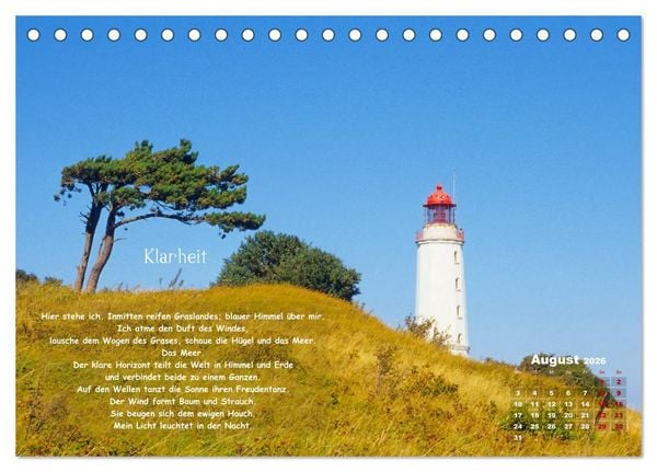 Produktbild: Lichtblicke f&uuml;r Auge und Seele - Der Kalender (Tischkalender 2026 DIN A5 quer), CALVENDO Monatskalender