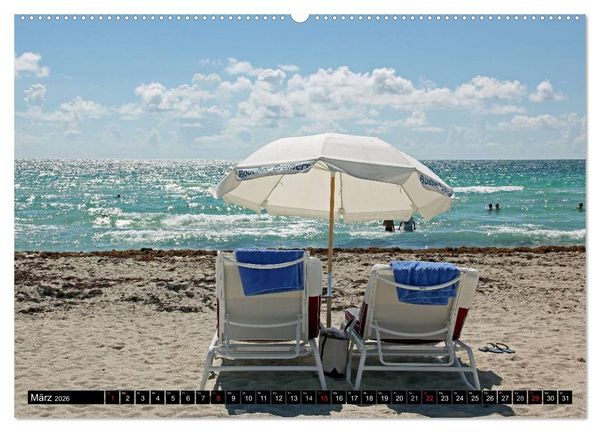 Produktbild: MIAMI (Wandkalender 2026 DIN A2 quer), CALVENDO Monatskalender