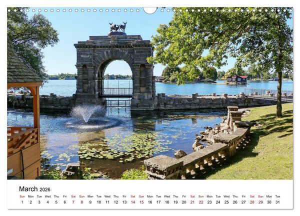 Produktbild: Boldt Castle Cruise Thousand Islands (Wall Calendar 2026 DIN A3 landscape), CALVENDO 12 Month Wall Calendar