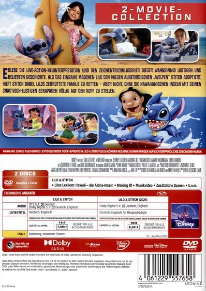 Produktbild: Lilo & Stitch 2-Movie-Collection [2 DVDs]