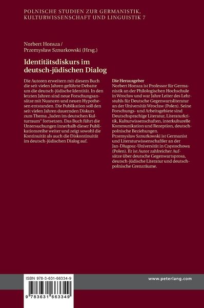 Produktbild: Identit&auml;tsdiskurs im deutsch-j&uuml;dischen Dialog