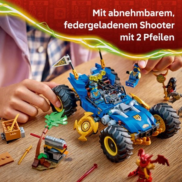 Produktbild: LEGO NINJAGO 71856 Jays Transformationsflitzer, Spielzeug ab 8 Jahren