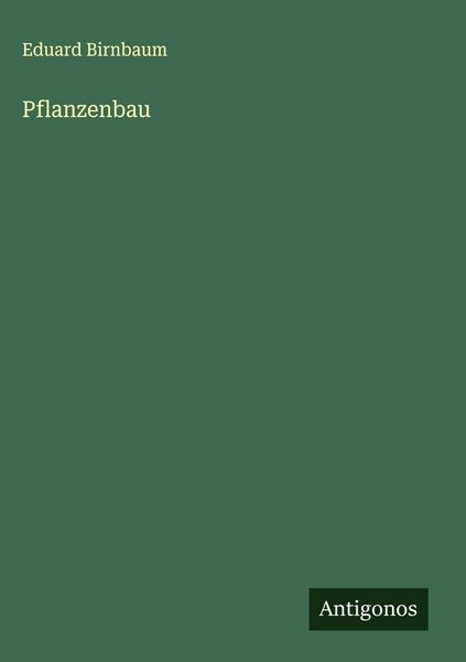 Produktbild: Pflanzenbau