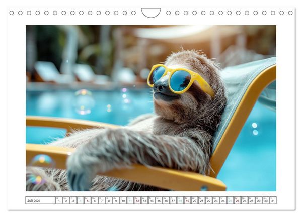 Produktbild: Hei&szlig;er Sommer (Wandkalender 2026 DIN A4 quer), CALVENDO Monatskalender