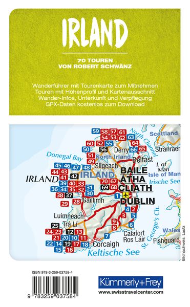 Kümmerly+Frey Wanderführer Irland