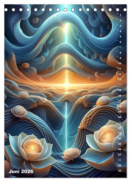 Produktbild: Surrealistische Traumwelt (Tischkalender 2026 DIN A5 hoch), CALVENDO Monatskalender